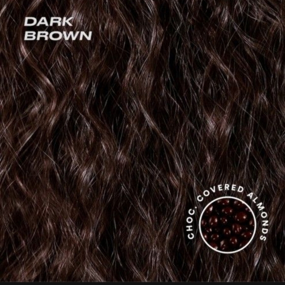 Dark brown synthetic wrap around corn wave ponytail hair extensions new open box - Picture 6 of 6